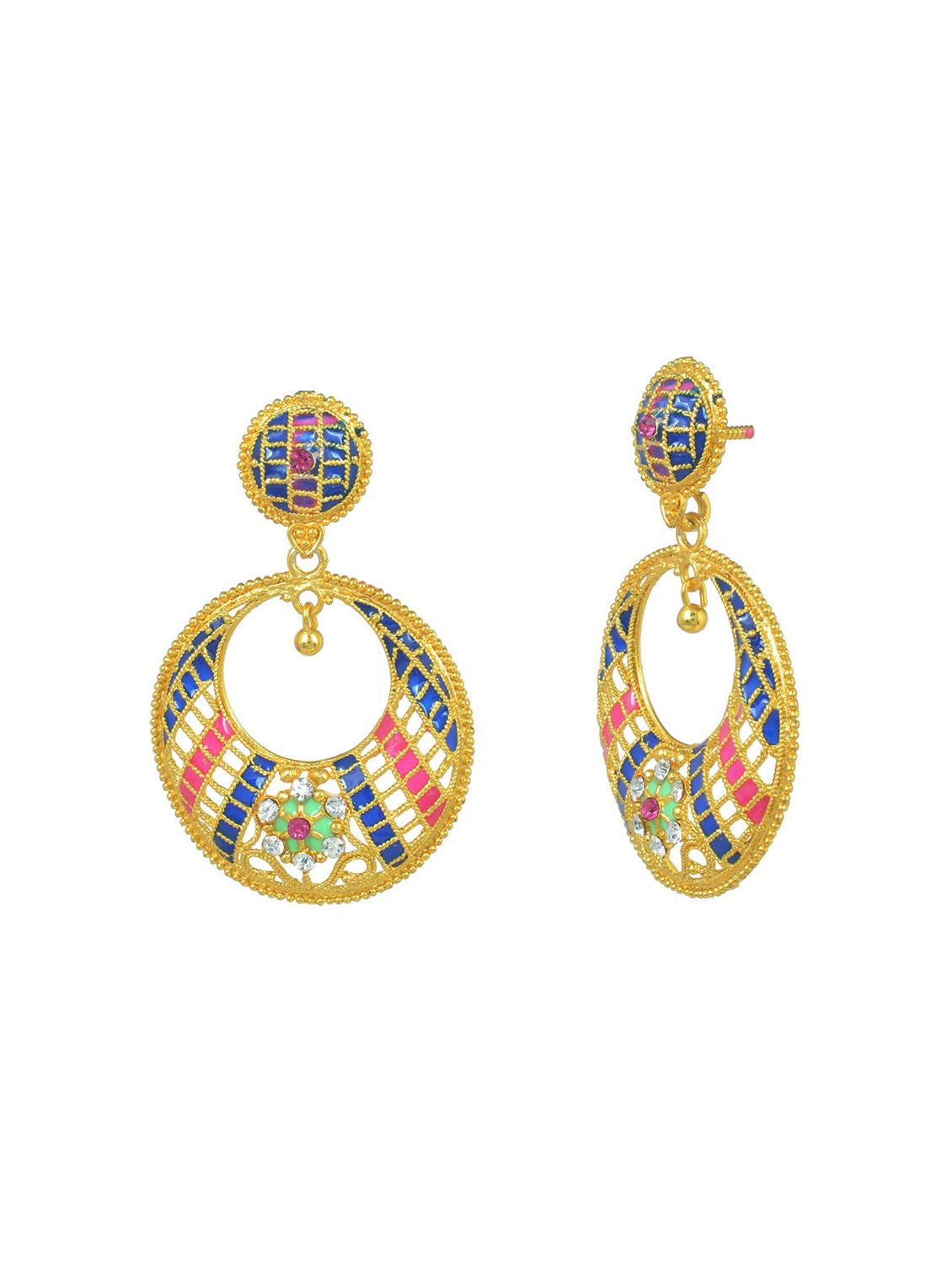 women multi colored drop earrings - 18534251 - Standard Image - 1