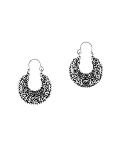 women oxidized chandbali earring - 18534264 - Standard Image - 0