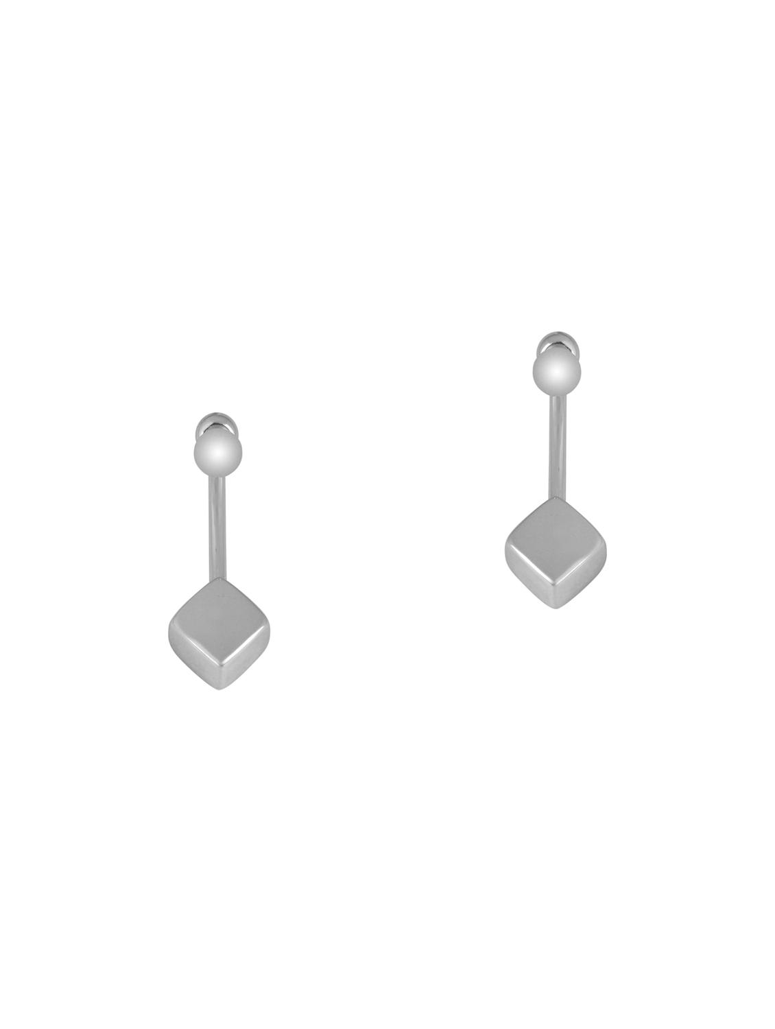 women silver drop earring - 18534335 - Zoom Image - 0