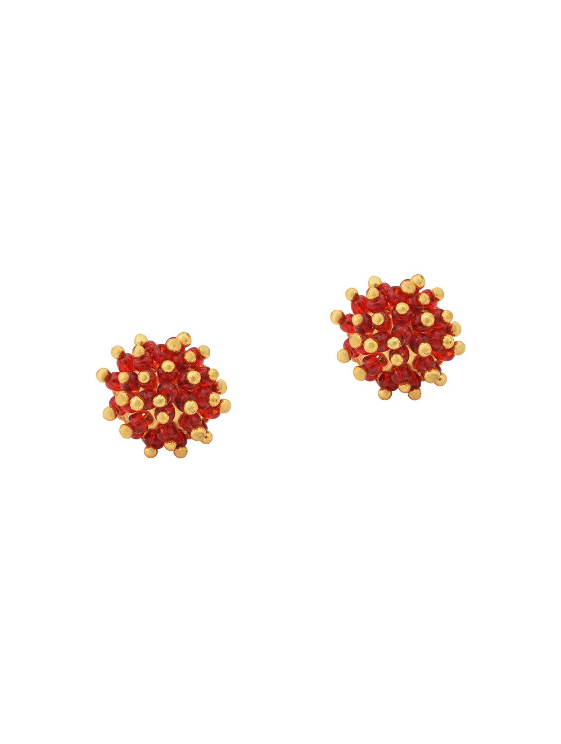 women red stud earring - 18534387 - Zoom Image - 0