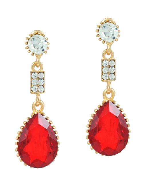 red brass drop earring - 18534497 -  Standard Image - 0