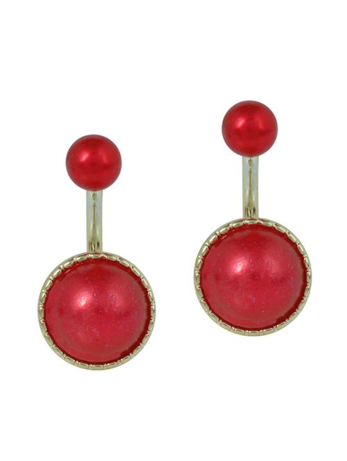 red stud earring - 18534557 - Standard Image - 0
