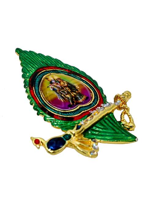 multi colored brass brooch - 18534577 -  Standard Image - 0