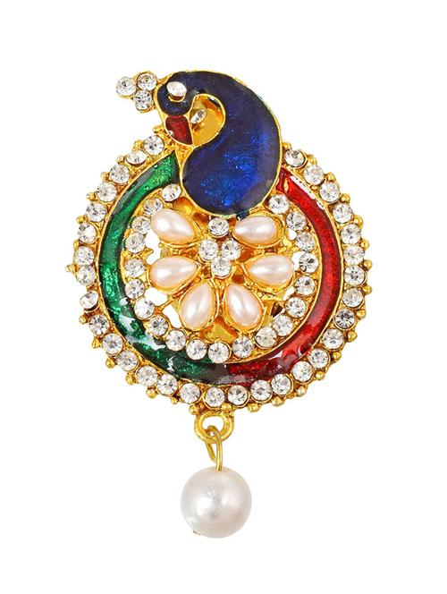 multi colored brass brooch - 18534603 - Standard Image - 0