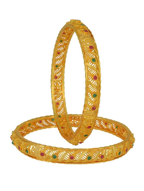 gold brass bangle - 18534714 -  Standard Image - 0