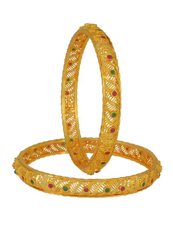 gold brass bangle - 18534714 -  Zoom Image - 0