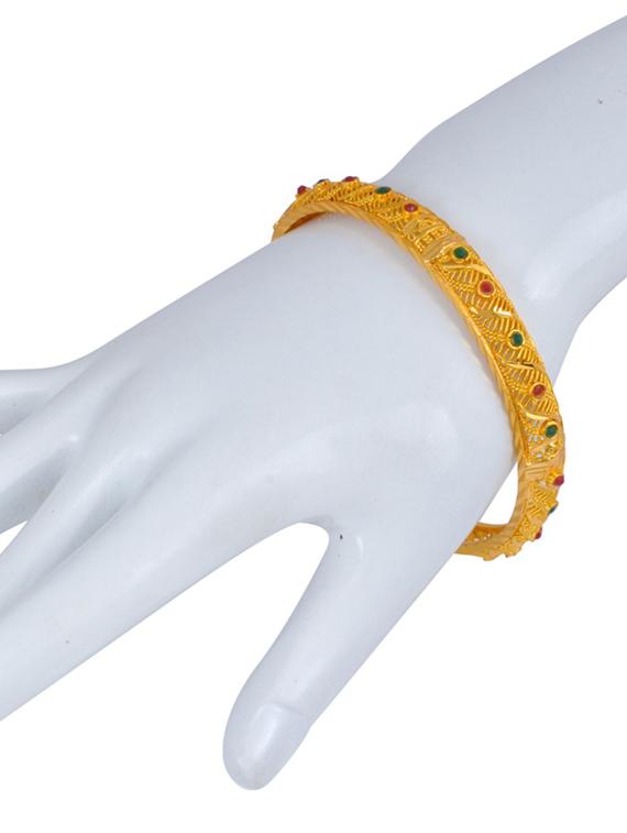 gold brass bangle - 18534714 -  Standard Image - 1