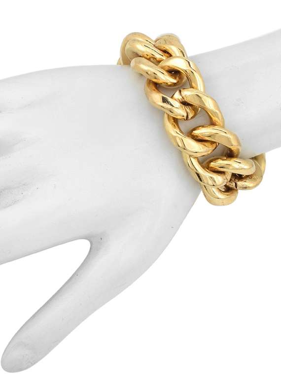 gold brass bracelet - 18534722 -  Standard Image - 1