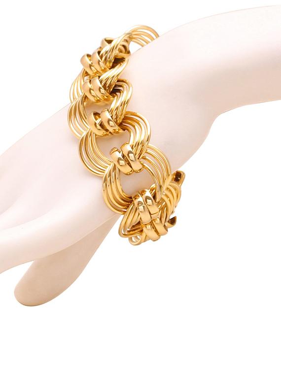 gold brass bracelet - 18534723 -  Standard Image - 1