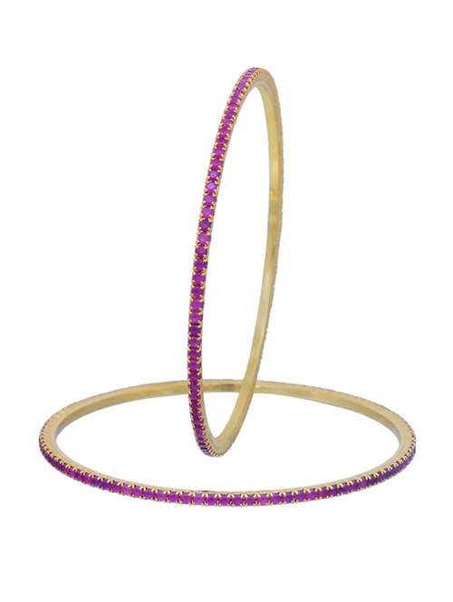 purple brass bangle - 18534726 -  Standard Image - 0