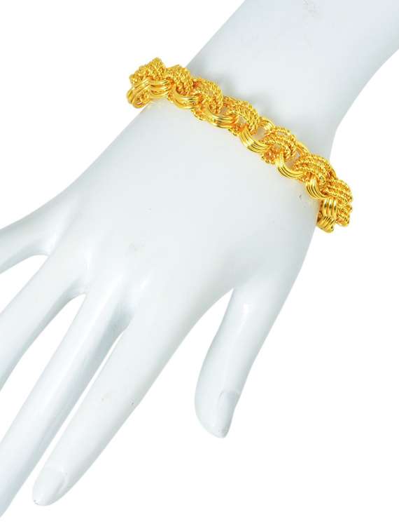 gold brass links bracelet - 18534734 -  Standard Image - 1
