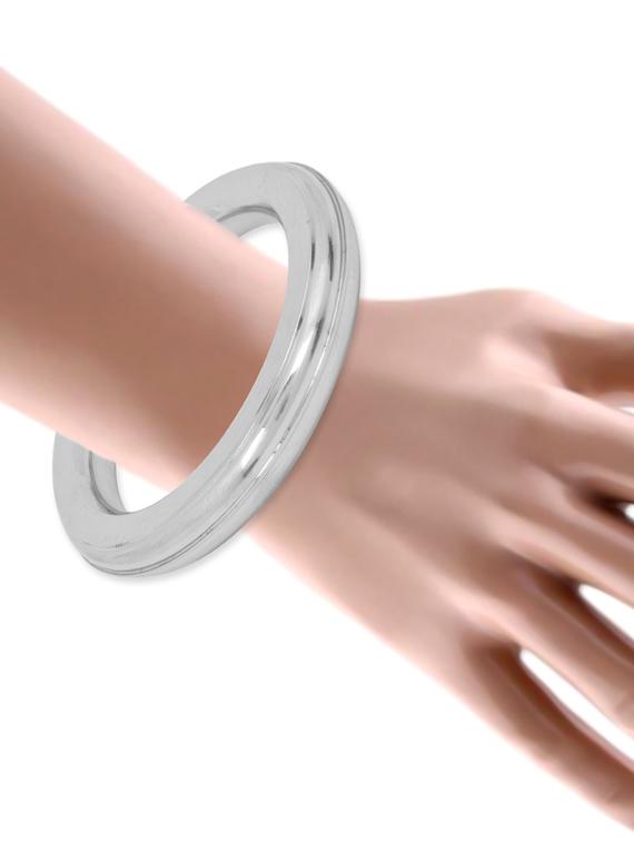 silver plated bangled  - 18534736 -  Standard Image - 1