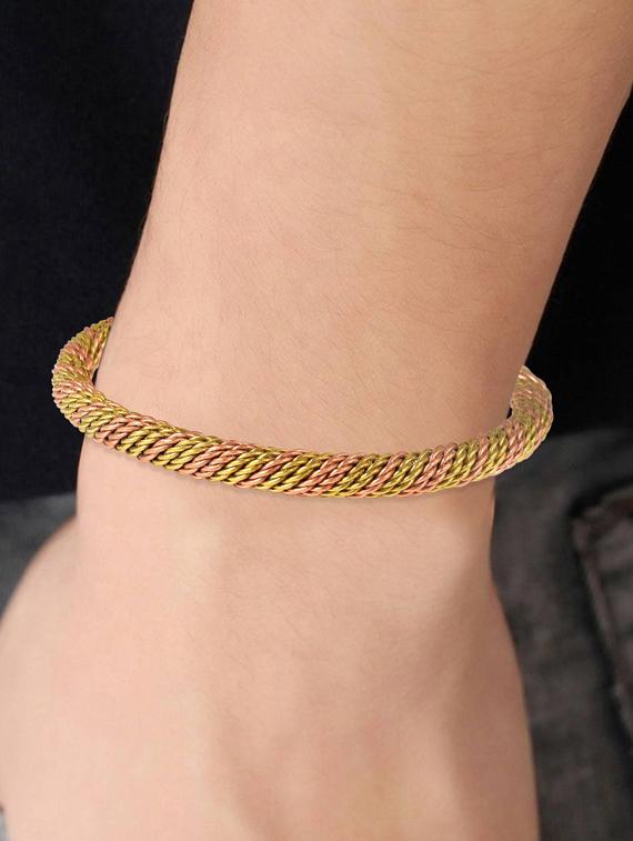 multi colored brass bangle - 18534759 -  Standard Image - 1