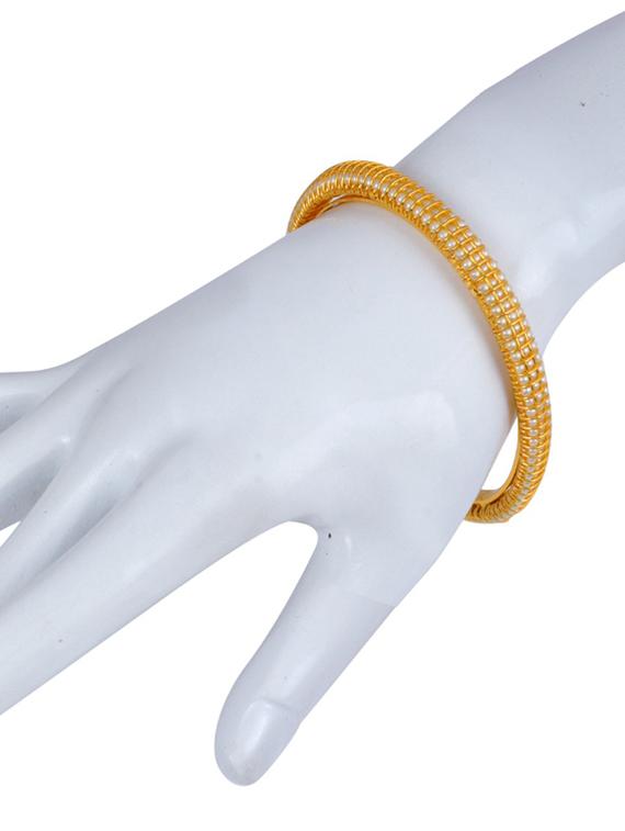 gold brass bangle - 18534765 - Standard Image - 1