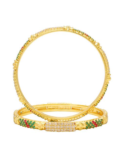 gold brass bangle - 18534783 - Standard Image - 0