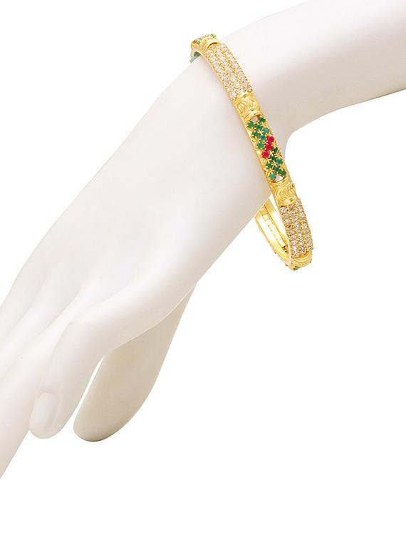 gold brass bangle - 18534783 - Standard Image - 1