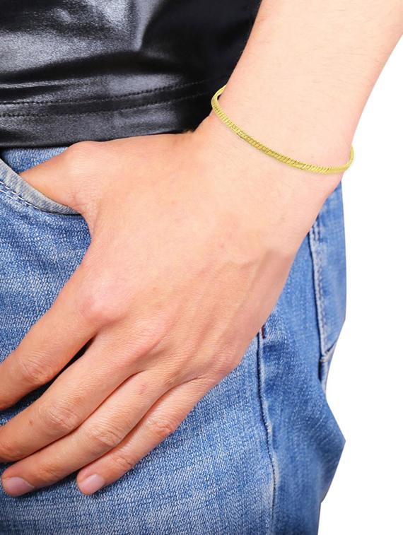 gold brass bangle - 18534809 - Standard Image - 1