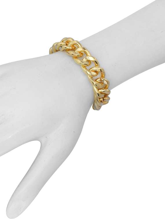 gold brass bangle  bracelet - 18534821 -  Standard Image - 1