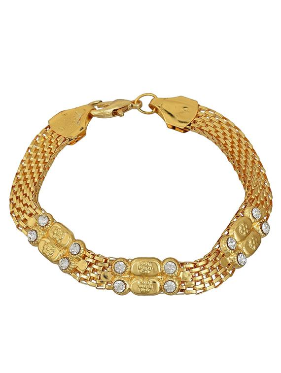 gold brass bangle bracelet - 18534836 - Zoom Image - 0