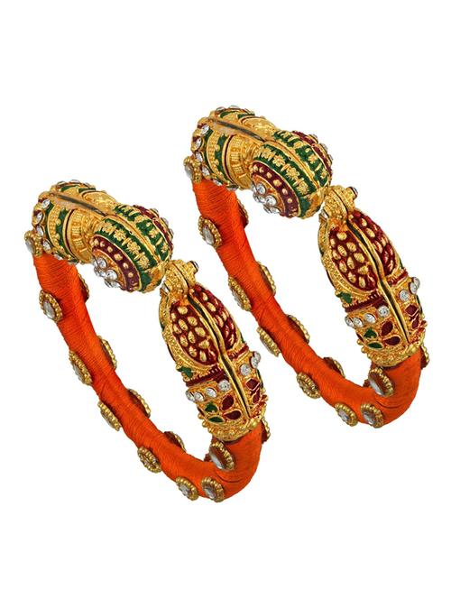gold plated bangles - 18534860 - Standard Image - 0