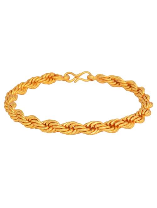 gold brass bangle  bracelet - 18534877 -  Standard Image - 0