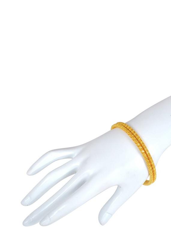 gold plated bangle - 18534896 -  Standard Image - 1