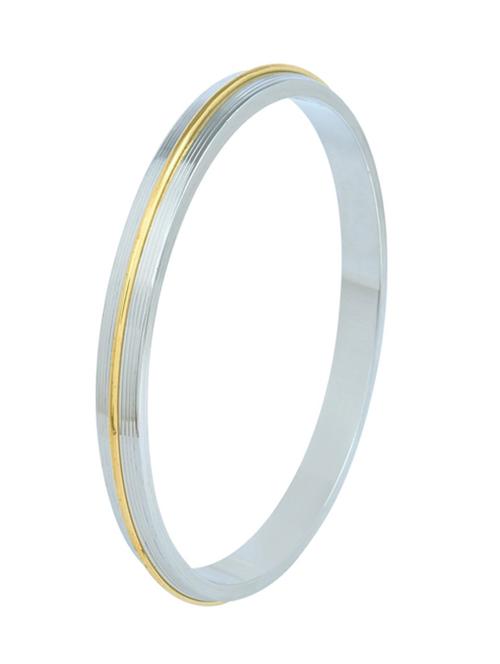 silver plated unisex bangle - 18534898 - Standard Image - 0