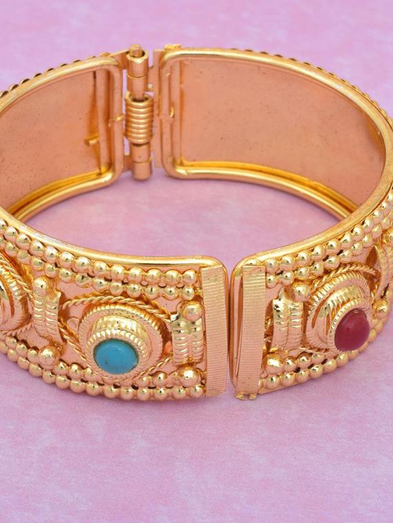 gold plated bangle - 18534918 - Standard Image - 1