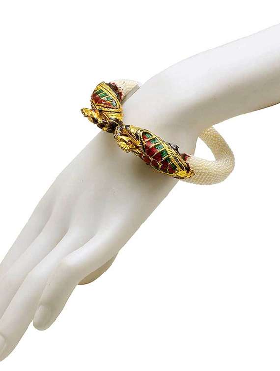 multi gold plated bangle - 18535156 -  Standard Image - 1