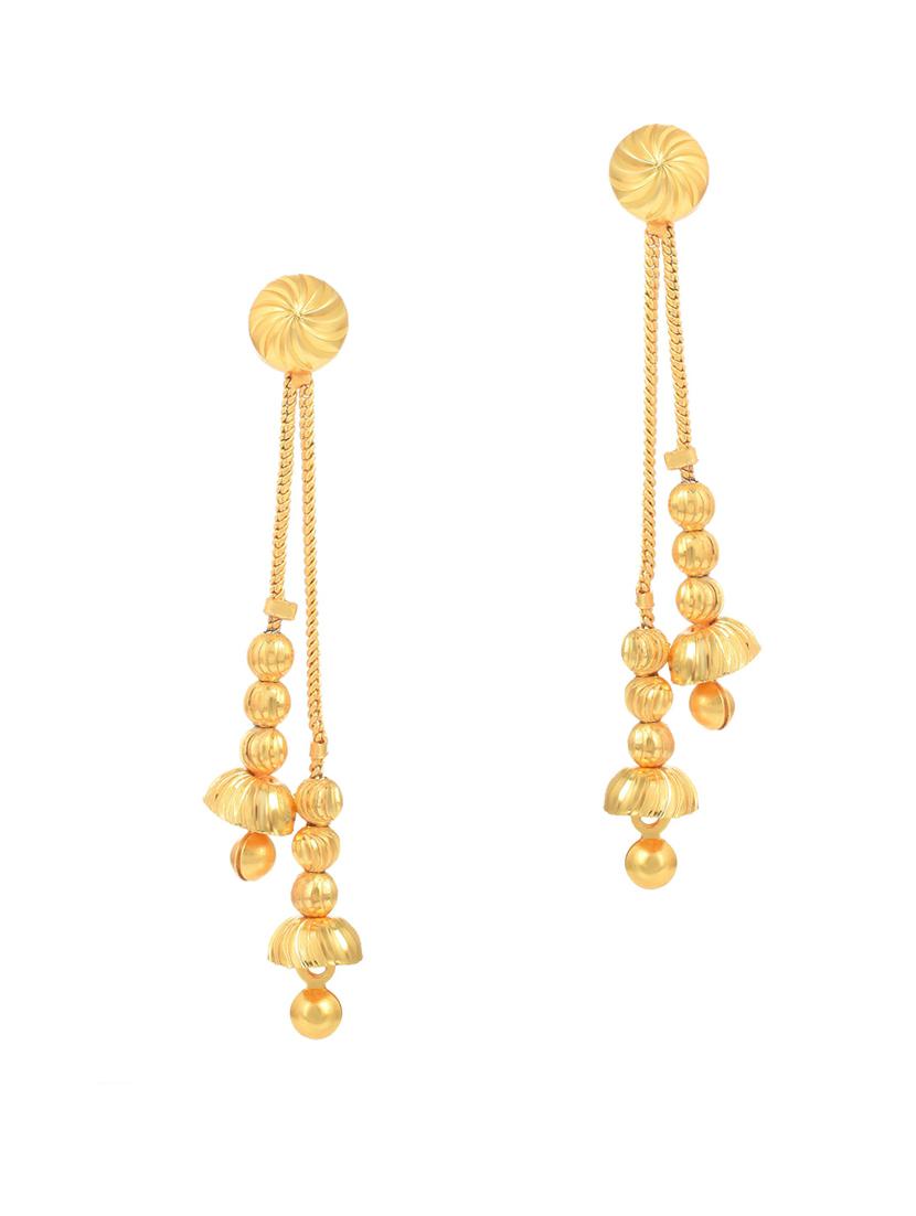 gold plated earring - 18535406 - Standard Image - 1