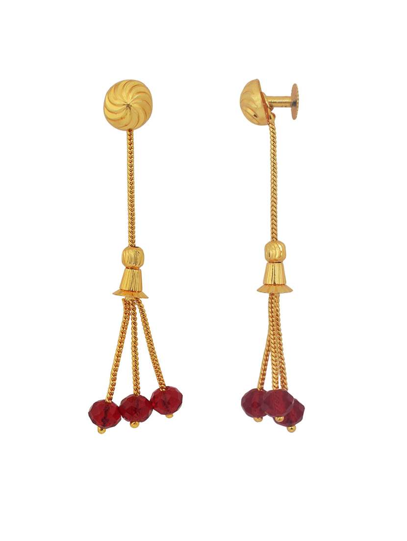 gold plated earring - 18535413 - Standard Image - 1