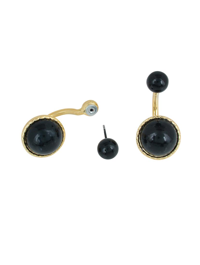 black metal earring - 18535473 -  Standard Image - 1