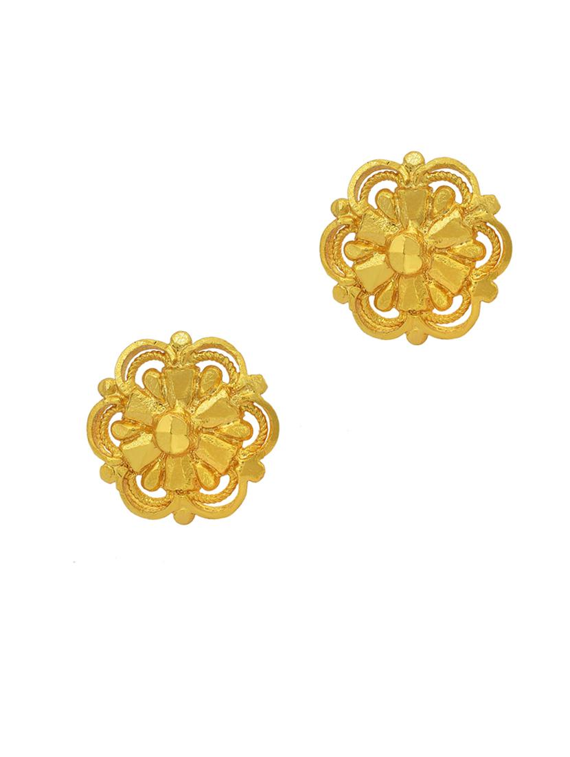 gold stud earring - 18535519 - Zoom Image - 0