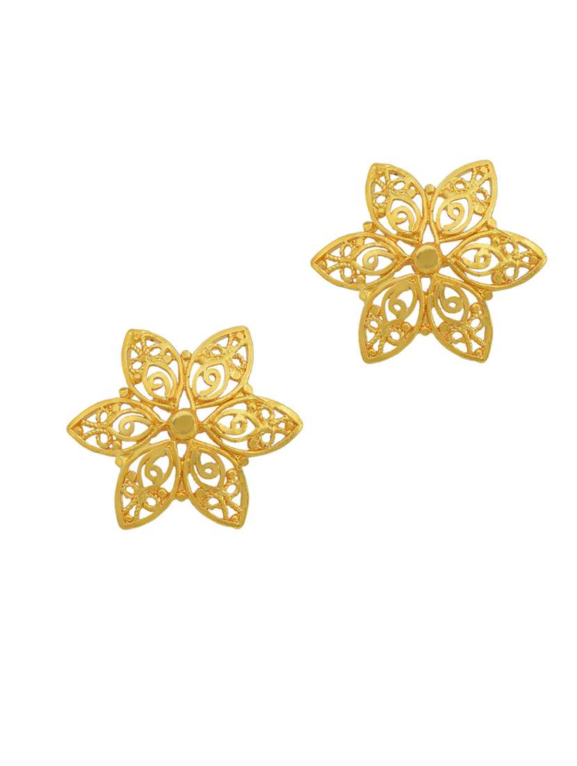 gold plated earring  - 18535544 -  Standard Image - 1