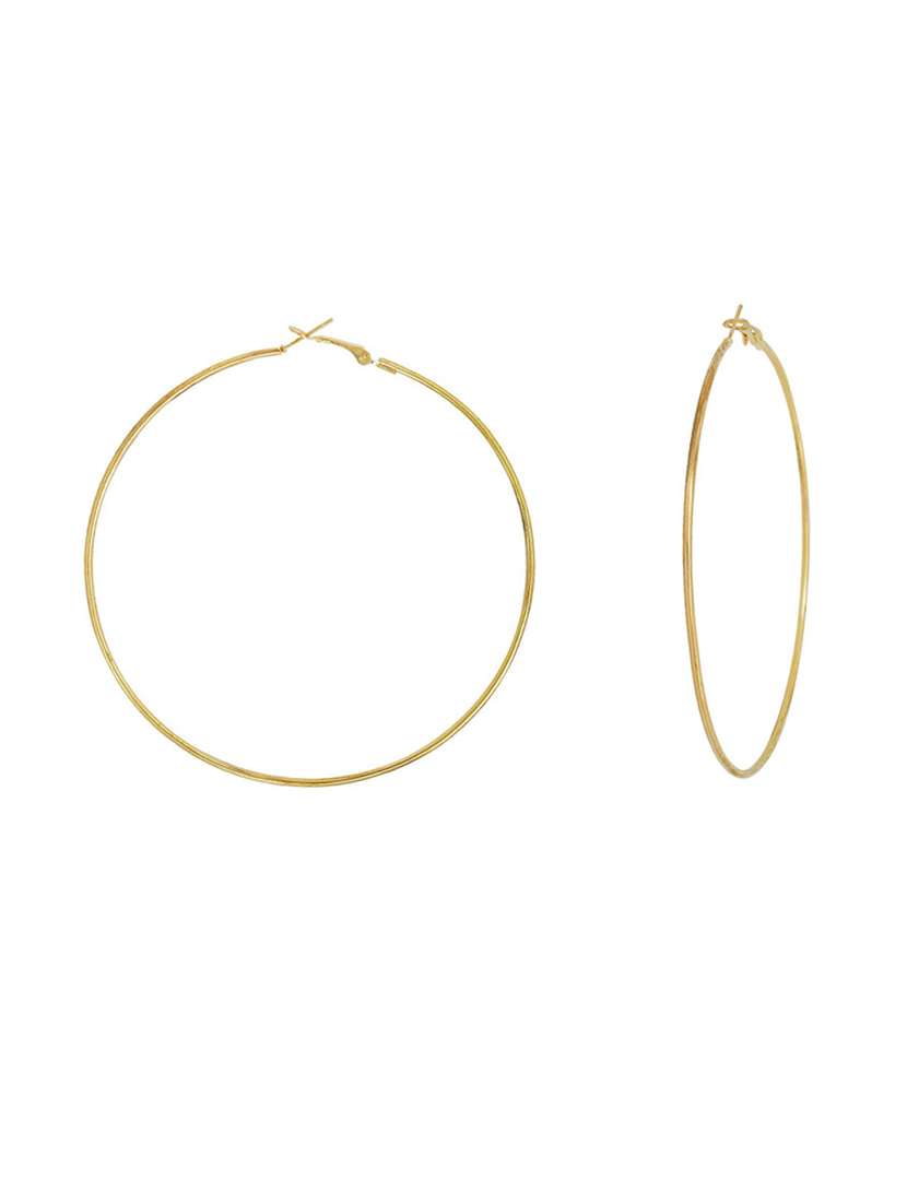 gold plated earring  - 18535546 -  Standard Image - 1