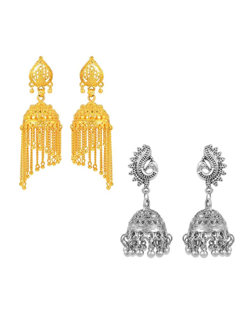 set of 2 jhumka earring 