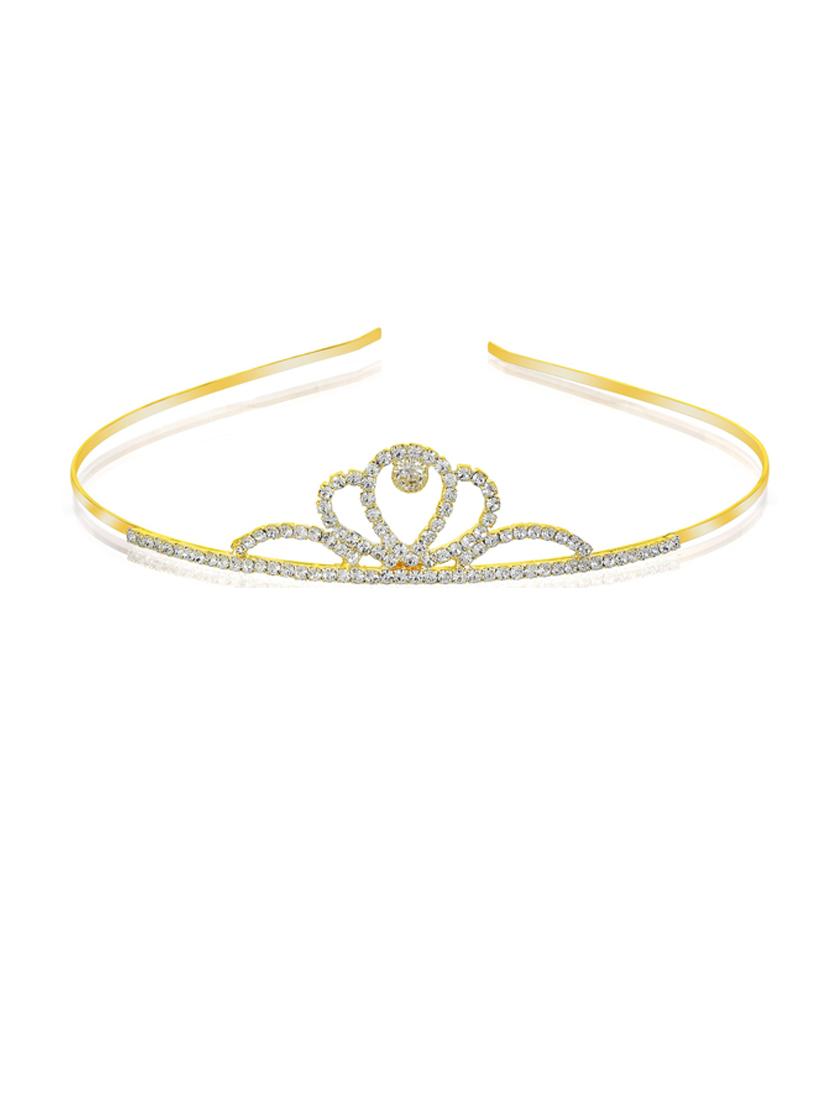 gold plated hair band - 18535611 - Standard Image - 1