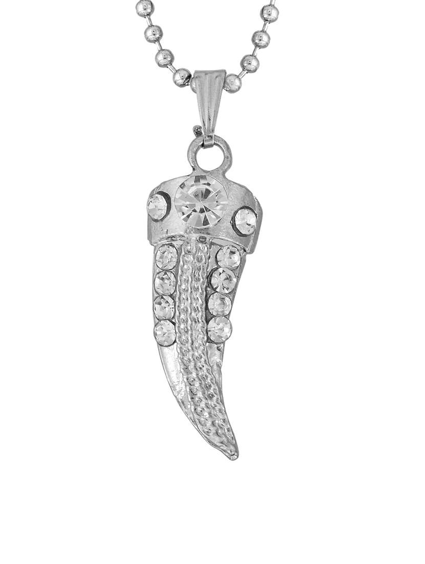 men & women unisex silver plated pendant - 18535709 -  Standard Image - 1