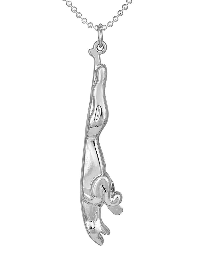 unsex silver plated pendant - 18535712 - Standard Image - 1