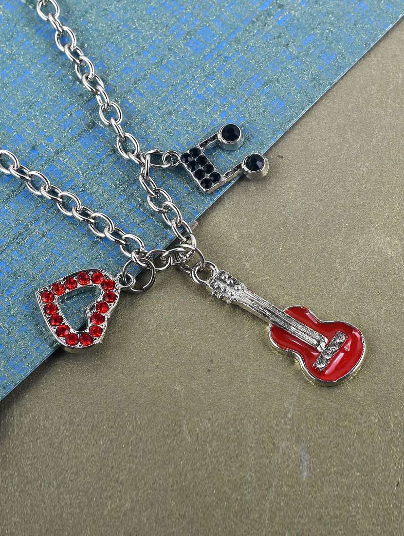 silver brass pendant set