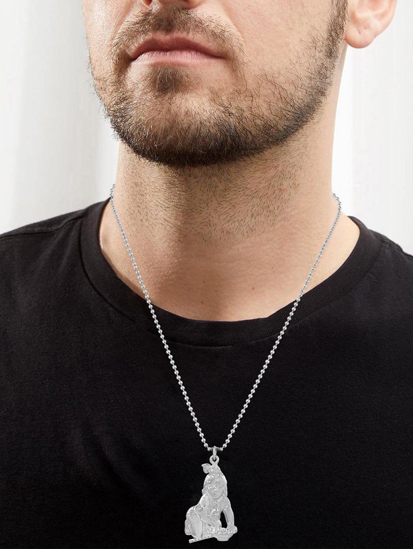 silver plated pendant set - 18535857 - Standard Image - 4