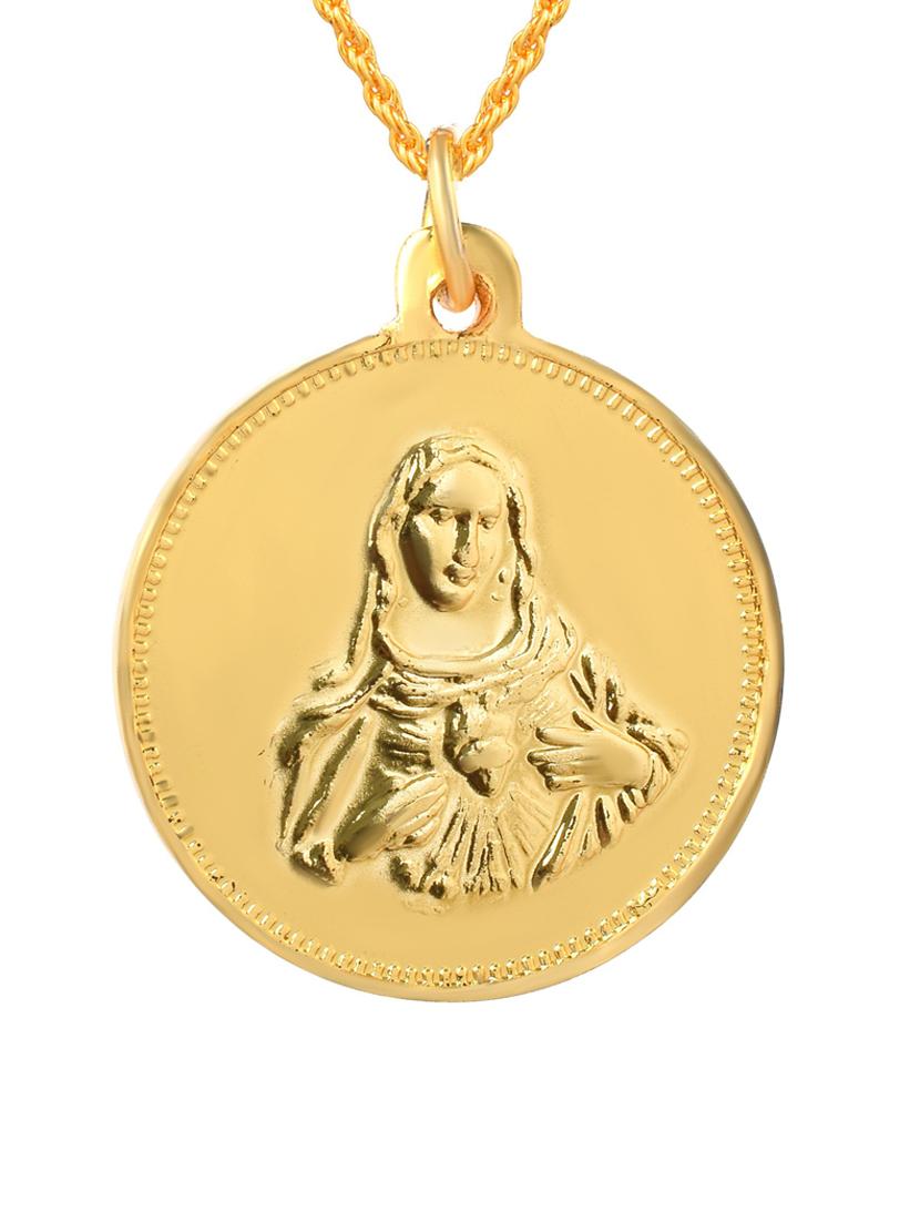 gold metal pendant - 18535877 - Standard Image - 1