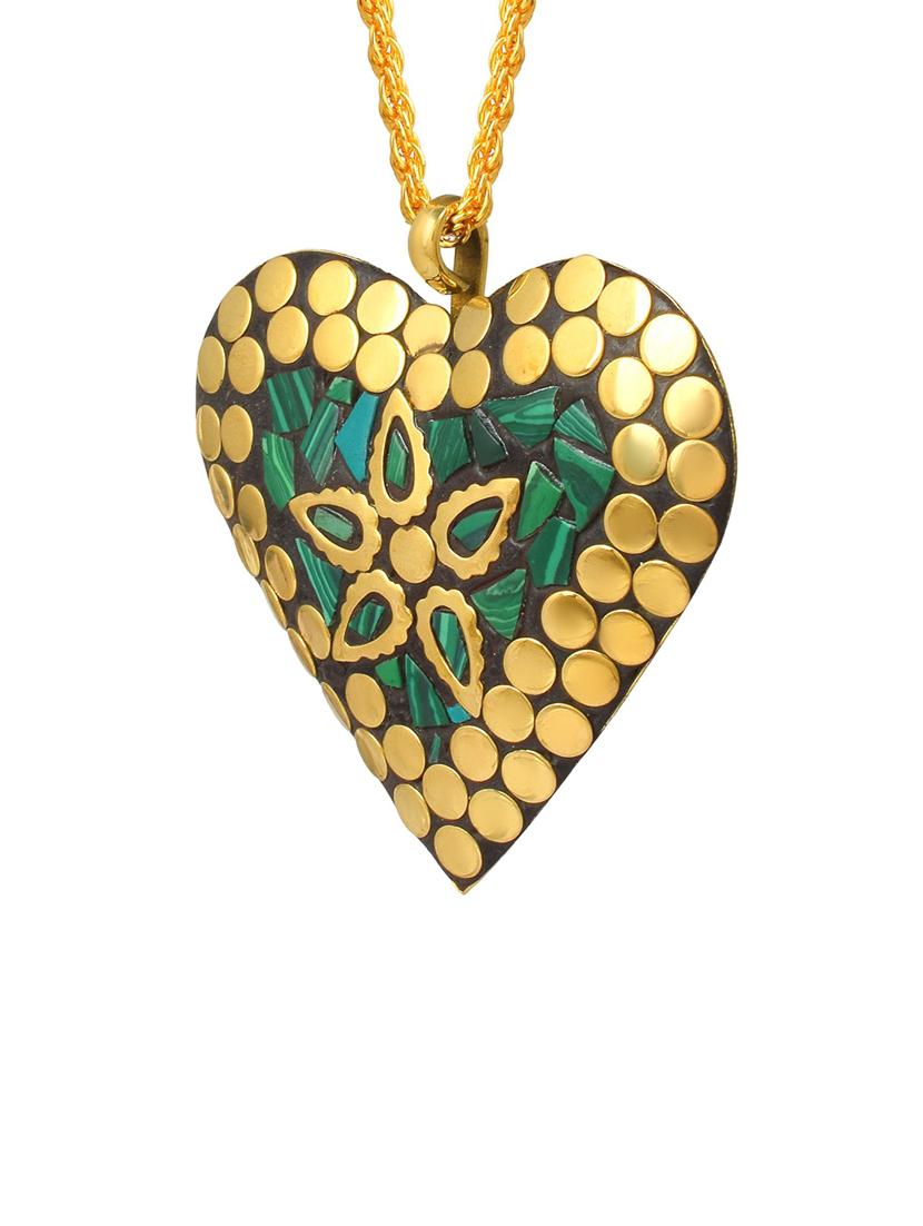 green brass pendant - 18535919 -  Standard Image - 1