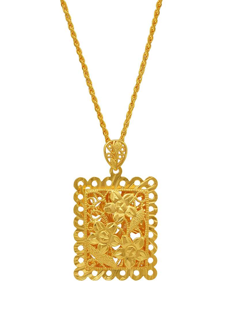 gold brass pendant - 18535961 -  Standard Image - 1