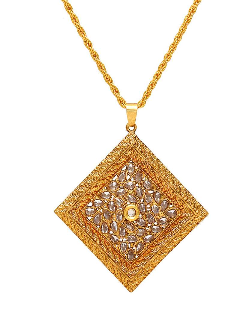 gold brass pendant - 18535990 -  Standard Image - 1