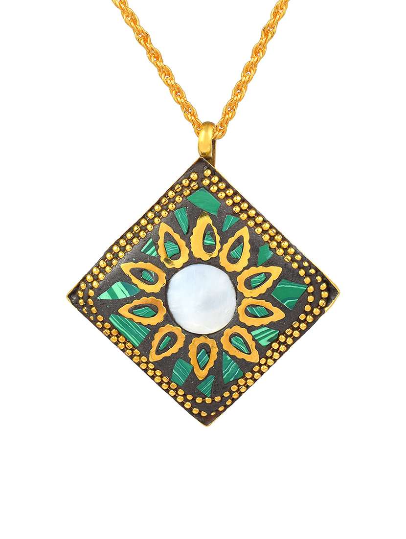 gold plated pendant - 18536049 -  Standard Image - 1