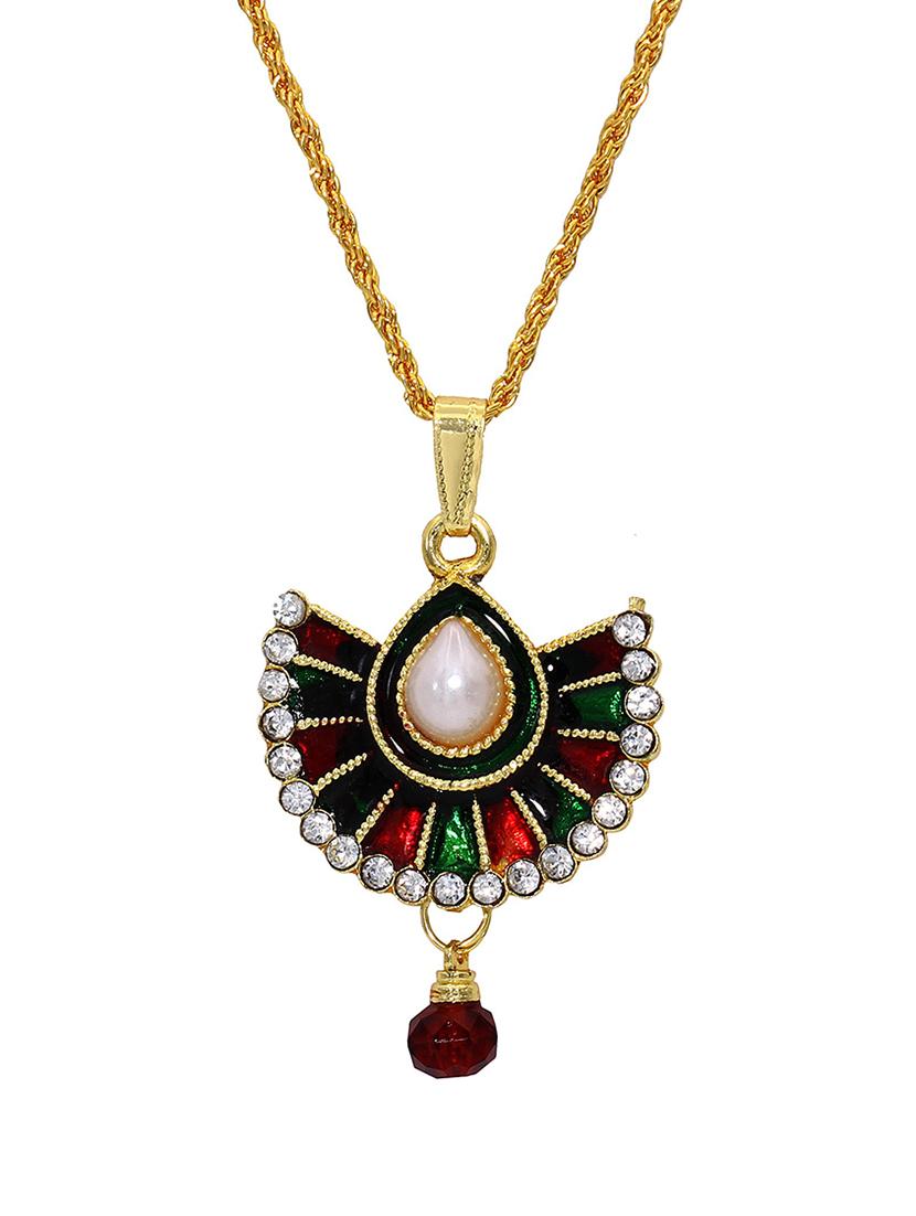 gold plate pendant - 18536061 -  Standard Image - 1