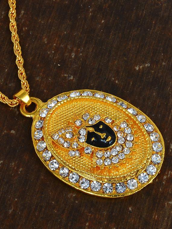 gold brass pendant - 18536067 - Standard Image - 1
