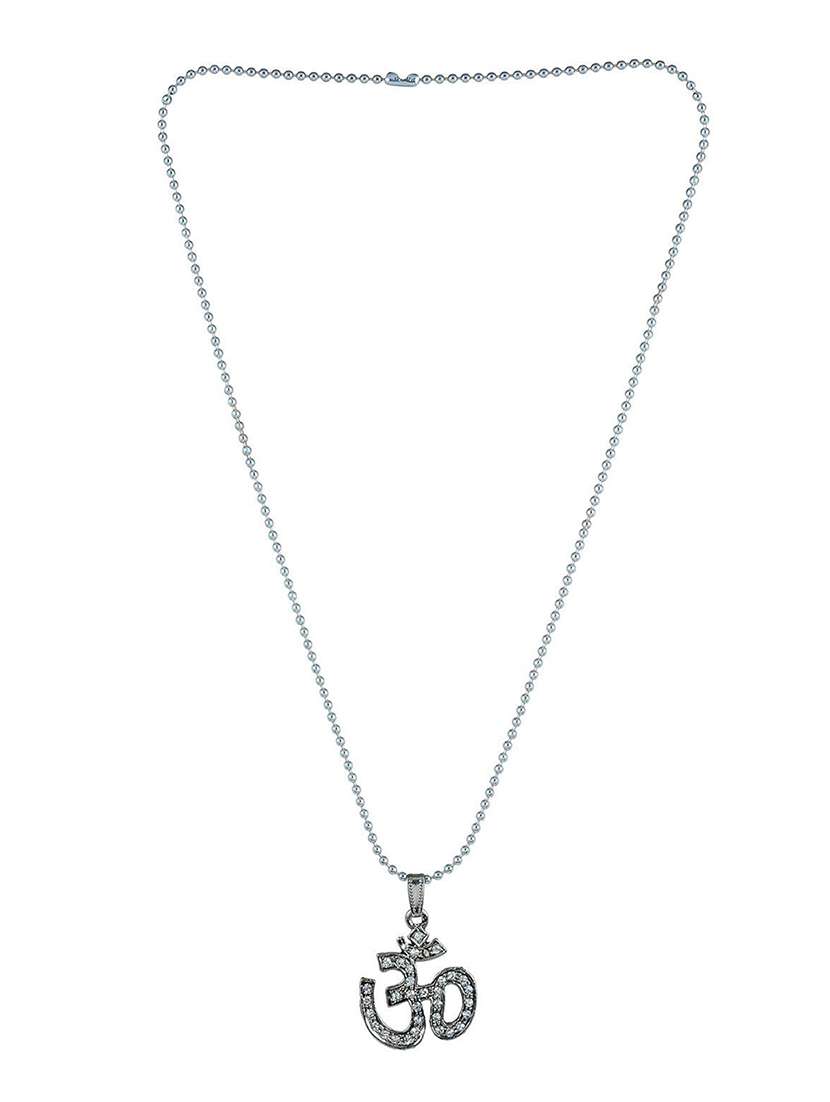 silver brass pendant