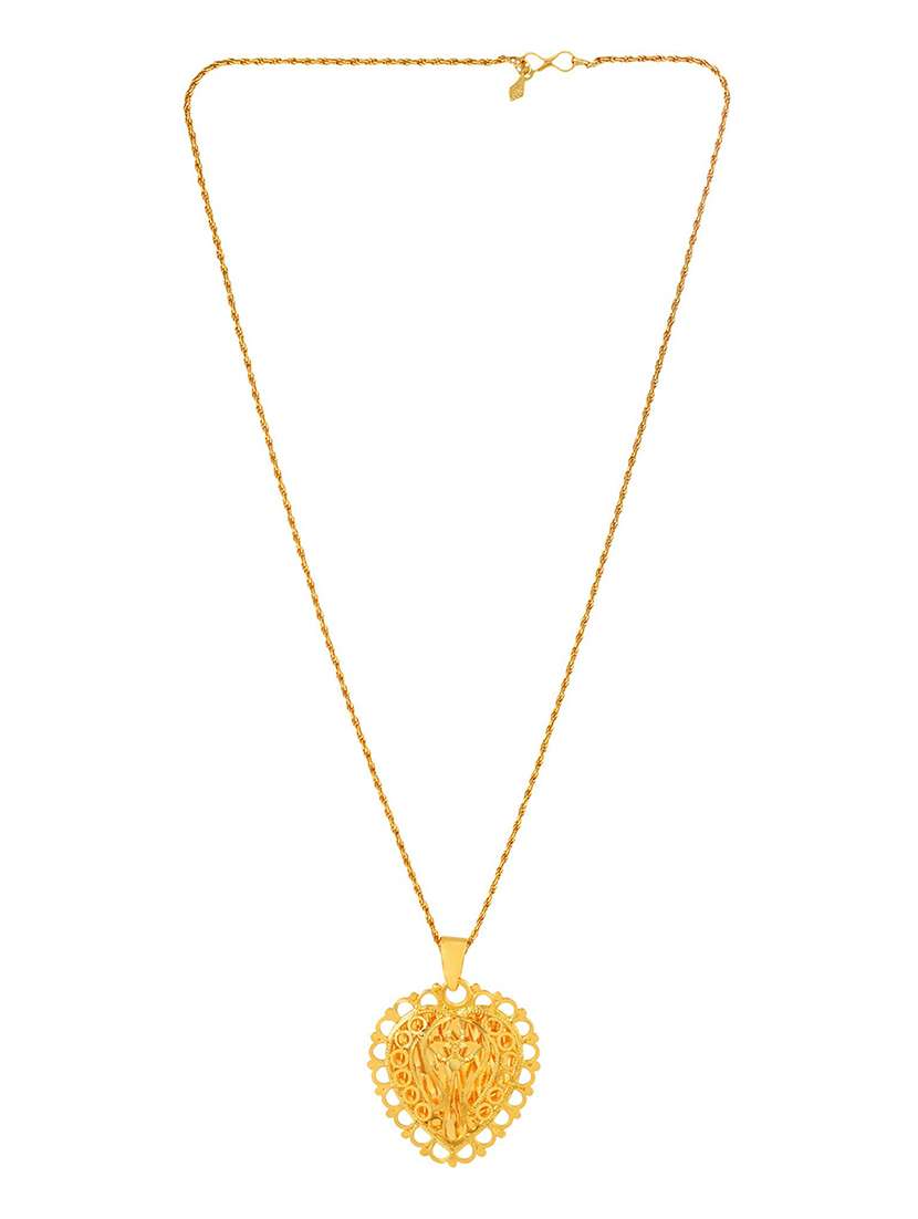 gold brass pendant